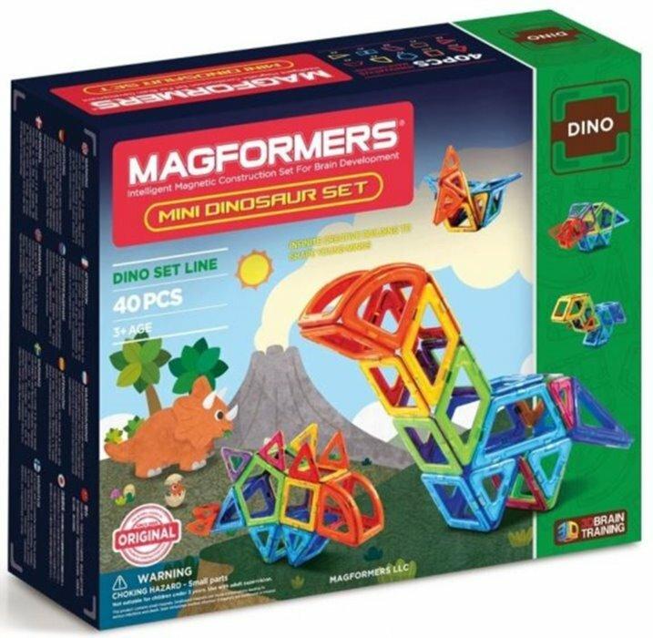 Produktbild Magformers Mini-Dinosaurier-Set 40 Teile