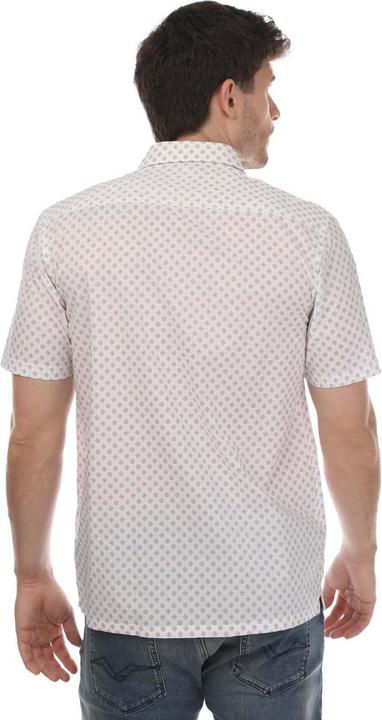 Actual product image Ted Baker Mens Forter Geometric Short-Sleeved Shirt (M)