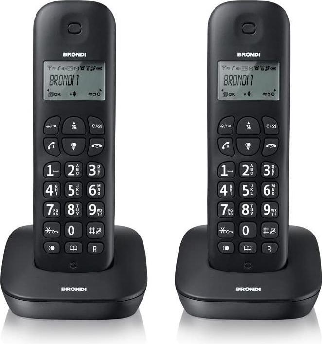 Immagine prodotto Brondi Telefono Gala Twin DECT Identificazione del chiamante