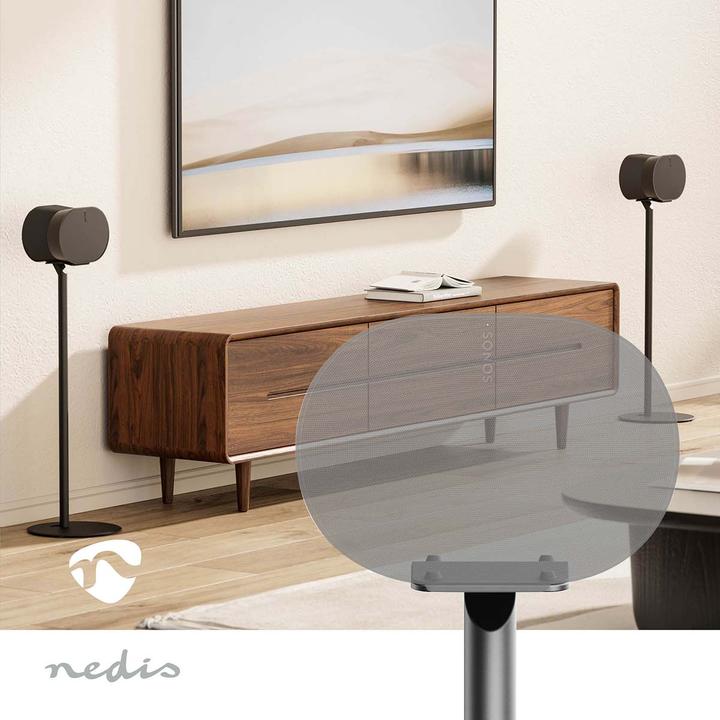Immagine prodotto Nedis Supporto per altoparlanti (1 pz., Cavalletto, Non mobile)