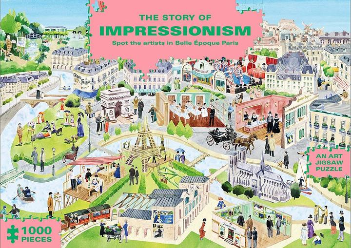 Immagine prodotto La storia dell'impressionismo (un puzzle d'arte) (1000 pezzi)