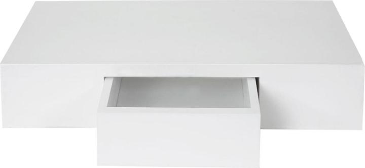 Actual product image Swisshandel24 Oise Wall Shelf, Hanging Shelf with Drawer, 40cm - white