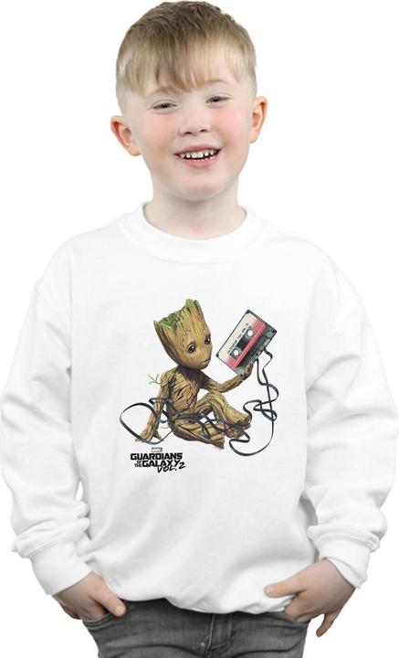 Actual product image Boys Guardians Of The Galaxy Groot Tape Sweatshirt (152, 158)