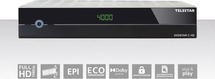 Produktbild Telestar Digistar C HD (5 GB, DVB-C, CI+-Schacht)