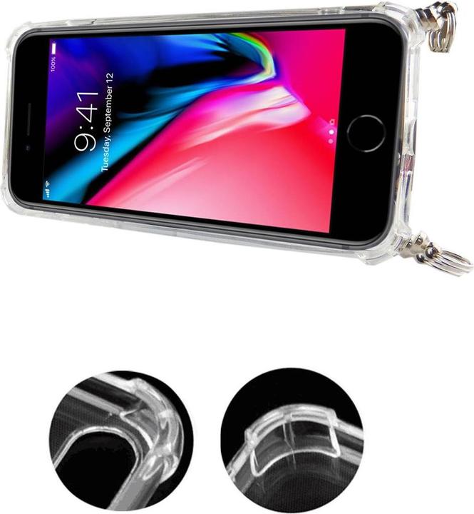 Actual product image König Design Mobile phone chain for Samsung Galaxy S9 Plus with strap to hang around cord camouflage