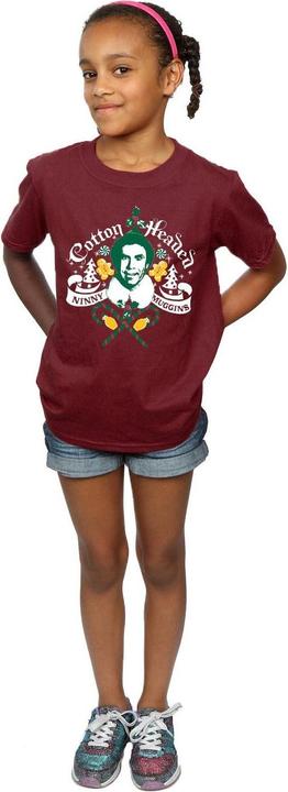 Actual product image Elf Girls Cotton Headed Ninny Muggins Cotton T-Shirt (152, 158)