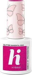 Gel UV semi-permanent pailleté pour vernis à ongles Magenta 5ml (Magenta)