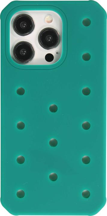 Immagine prodotto PhoneLook Coperchio Coperchio in silicone spesso con fori per l'inserimento di adesivi (Apple iPhone 15 Pro Max)