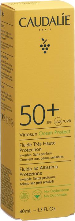 Image du produit Caudalie Vinosun Fluide (Crème solaire visage, SPF 50, 40 ml)