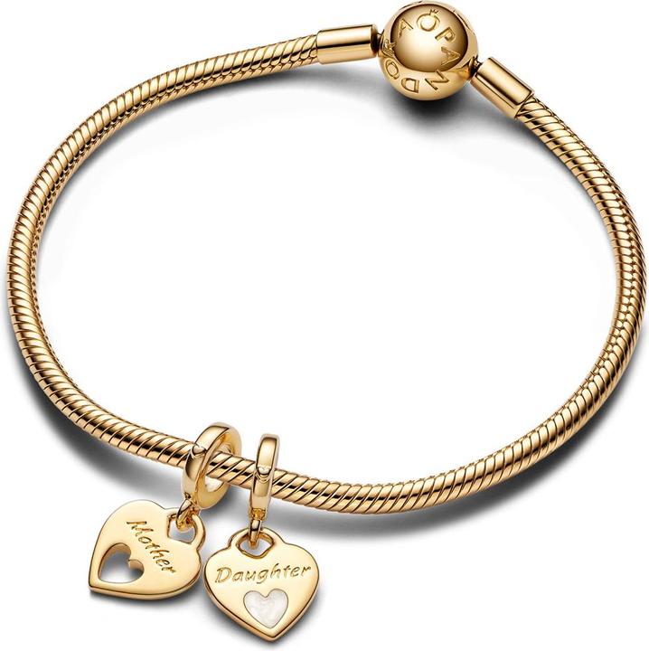 Immagine prodotto Pandora Pendente Moments madre e figlia placcato oro (Smalto)