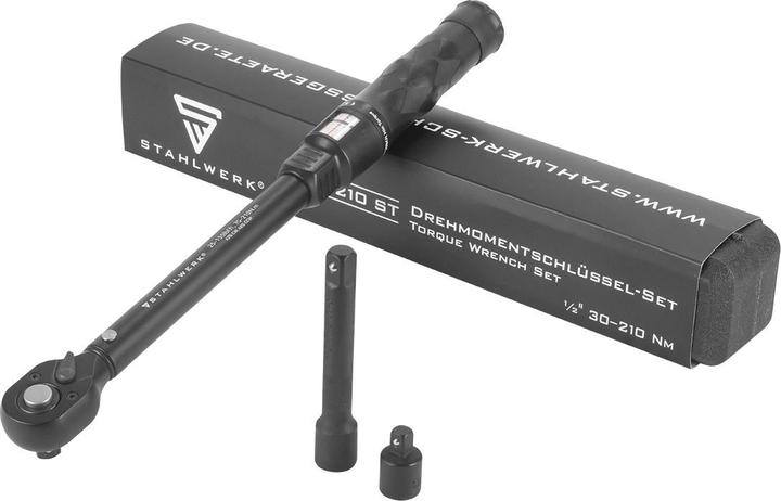 Image du produit Stahlwerk Clé dynamométrique TWS-210 ST 72 dents 30-210 Nm 1/2" à cliquet (1/2", 30 Nm, 210 Nm)