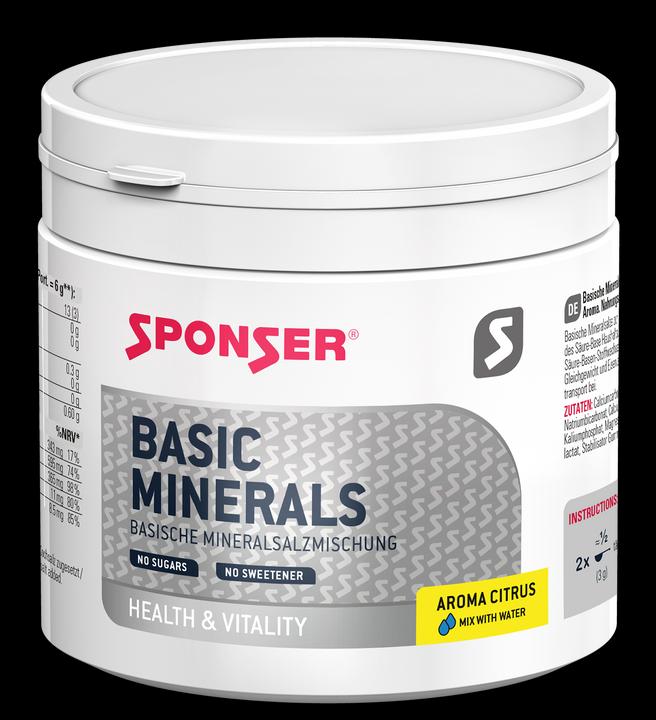 Image du produit Sponser Minéraux de base en poudre aux agrumes (1 pièce(s), Poudre, 400 g)