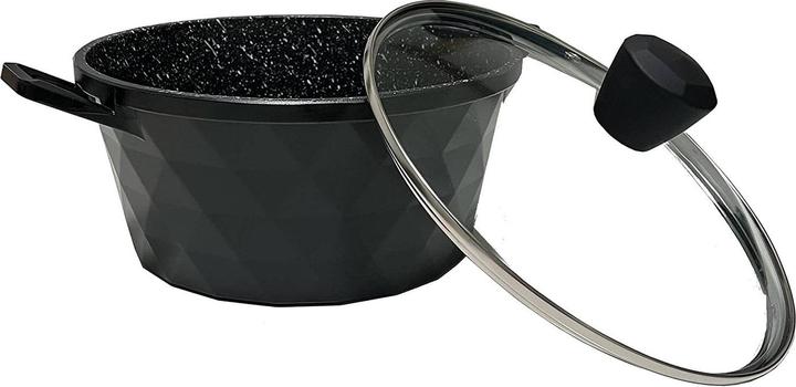 Image du produit JTI Set de casseroles - aluminium et verre - 6 pièces (28 cm, Ensemble de casseroles et de poêles de cuisson, Aluminium)