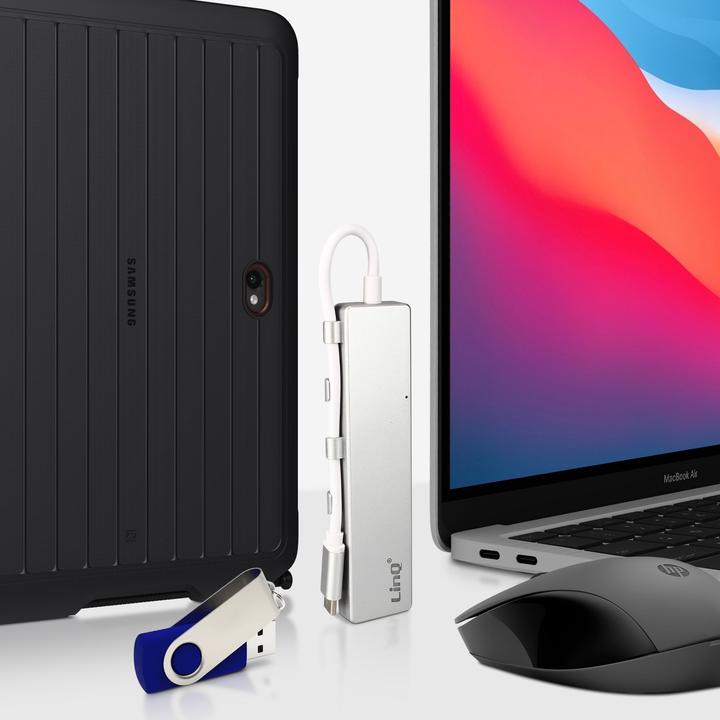 Actual product image LinQ USB-C Hub with 4 USB ports (USB-C, 4 Ports)