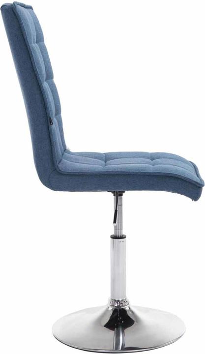 Actual product image Swisshandel24 Set of 2 Dining Chairs Peking V2 Fabric, Blue