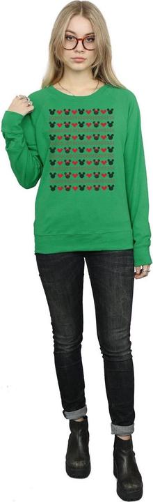 Immagine prodotto Disney Mickey And Minnie Christmas Hearts Felpa Donna (M)