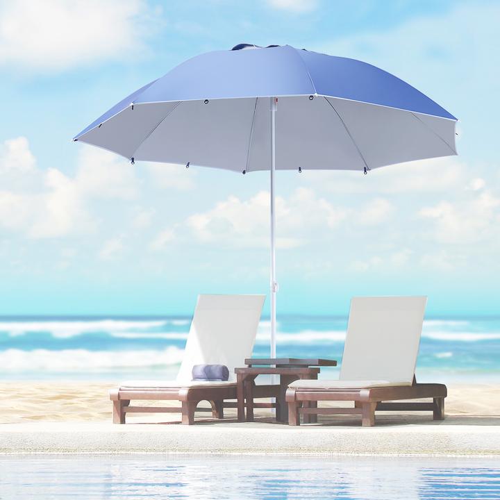 Image du produit Outsunny Parapluie de plage et tente de plage 2 en 1 (2.10 m)