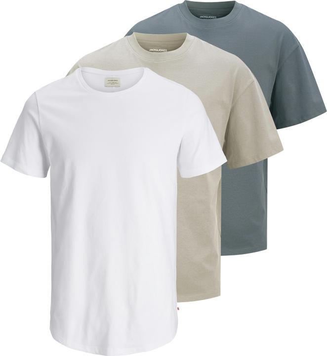 Produktbild Jack & Jones Jjhugo Loose Tee Ss Crew Neck 3pk Mp (XS)