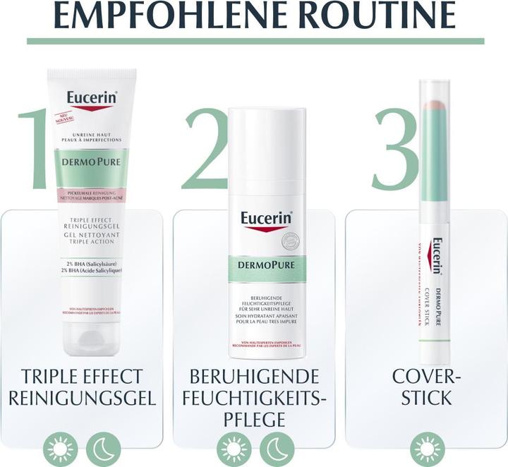 Produktbild Eucerin DermoPure Cover Stick (Weiss, Lila/Violett)