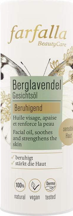 Immagine prodotto Farfalla Beruhigendes Gesichtsöl Berglavendel (15 ml, Olio viso)
