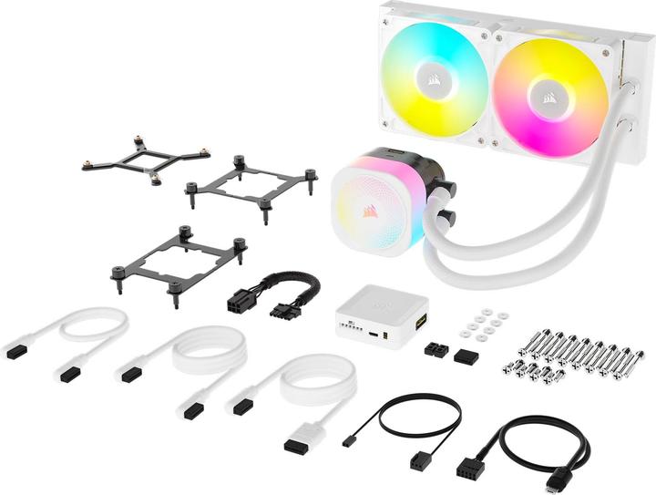 Actual product image Corsair iCUE LINK TITAN 240 RX RGB White
