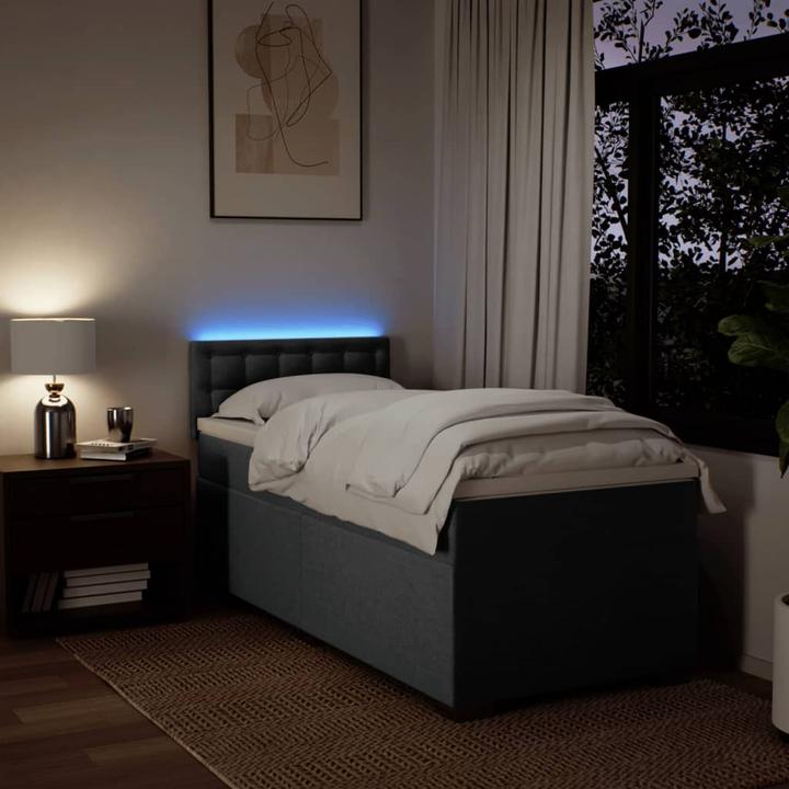 Immagine prodotto VidaXL Bo x letto a molle con materasso 140 x 200 cm in tessuto (140 x 200 cm, 140 x 200 cm)