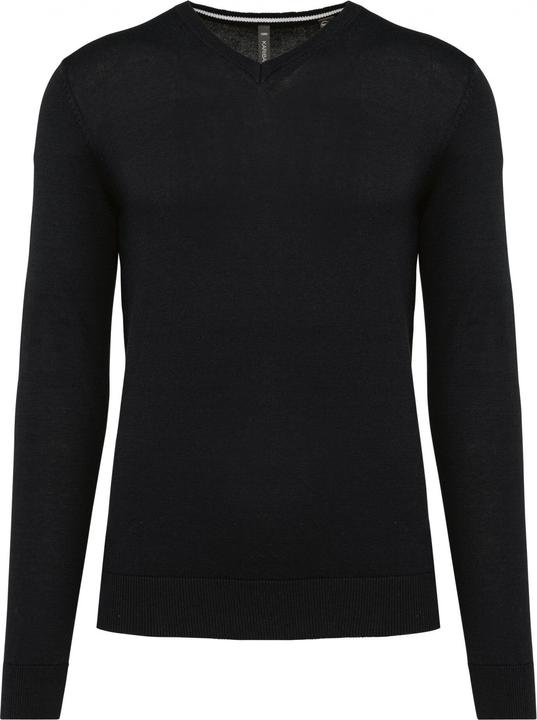 Kariban Ökologisch verantwortungsvoller Pullover mit V-Ausschnitt