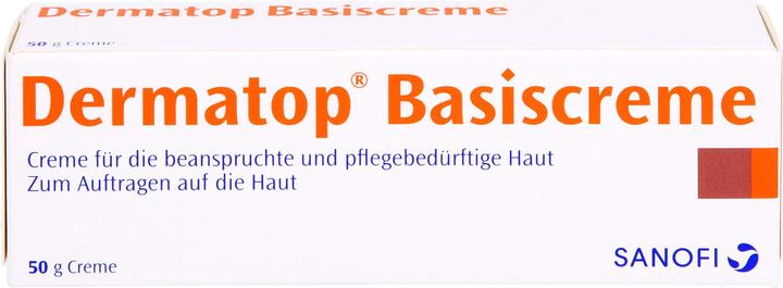 Produktbild Sanofi Dermatop Basiscreme für beanspruchte und pflegebedürftige Haut, 50 g Creme (24h Creme)