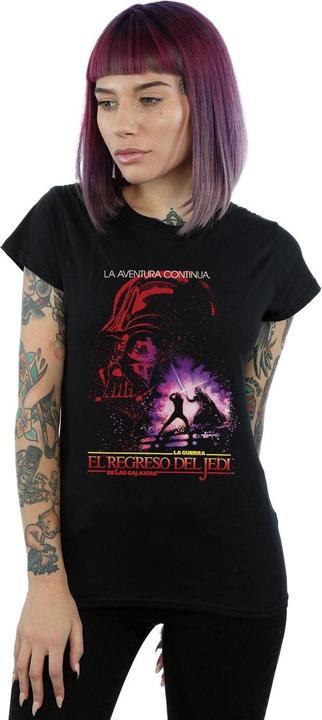 Immagine prodotto Star Wars Return Of The Jedi Spanish Poster Maglietta Donna (S)
