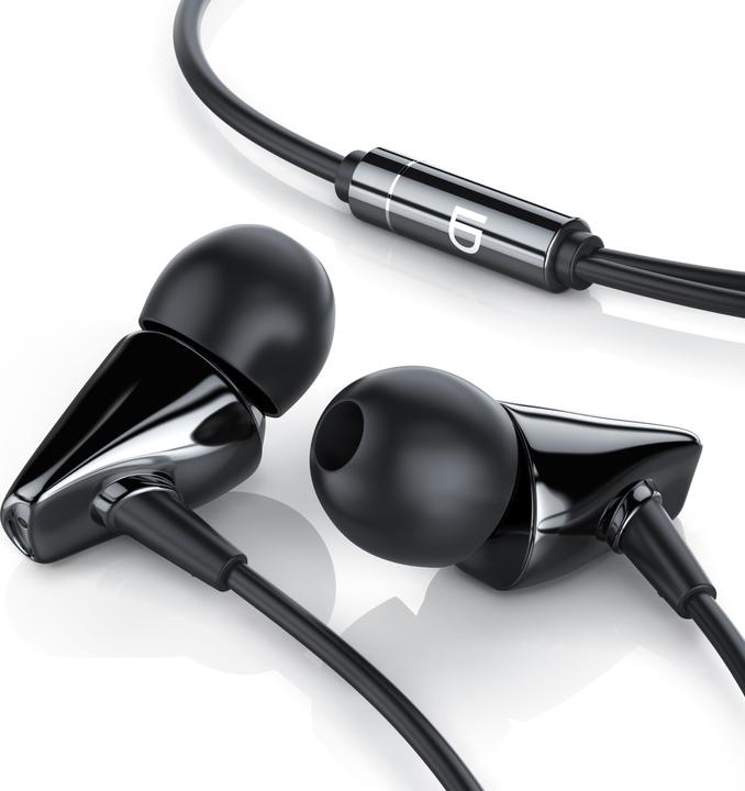 Actual product image Liam & Daan In-Ear Headphones, High End InEar "Metro" Ceramic Housing / 8mm Driver / Aramid Cable (No noise cancelling, Cable)