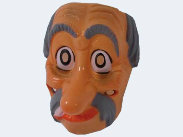 Actual product image Festartikel Müller Mask theatre mask face mask old man brown-white one size fits all