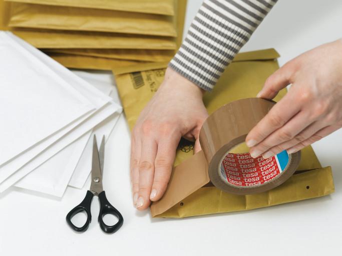 Actual product image tesa emballagetape Strong transparent 66 m (50 mm)