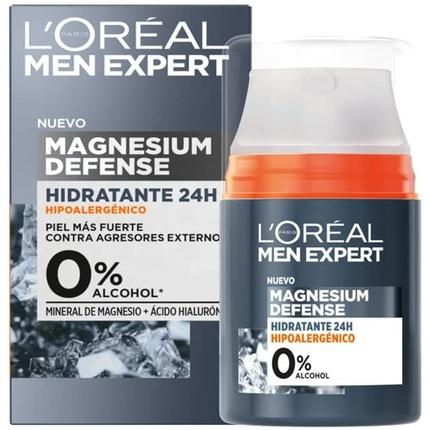 Produktbild L'Oréal Paris Men Expert Magnesium Defense Moisturizer 24H 50ml (Gel, 5 ml)