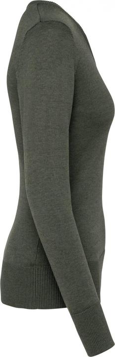 Produktbild Kariban Pullover mit V-Ausschnitt Damen (L)