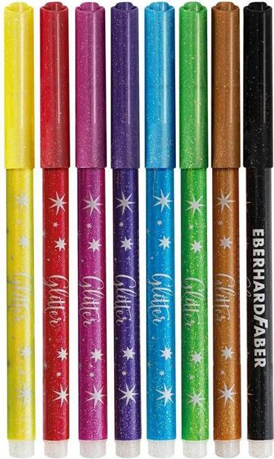 Produktbild EberhardFaber Fasermaler Glitter (Mehrfarbig, 8 x)