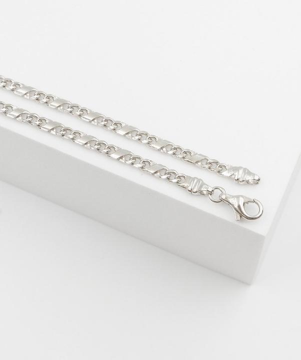 Produktbild Muau 8er-Kette (19 cm, Weissgold)