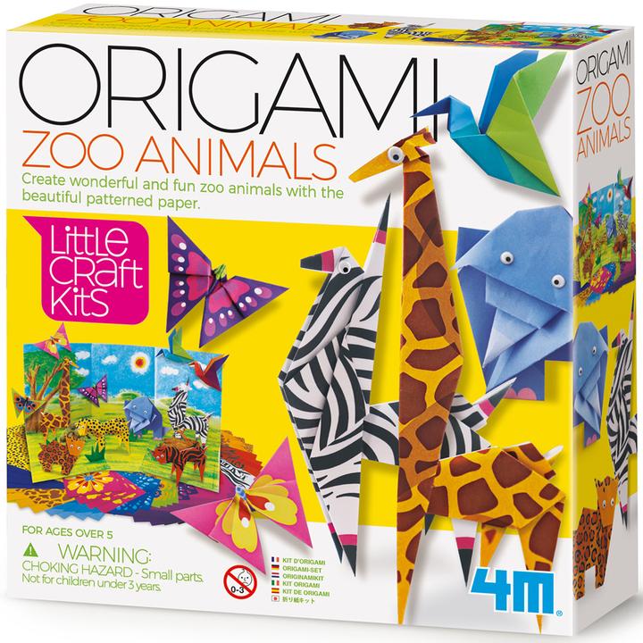 Produktbild 4M Origami Zoo Tiere - Little Craft Kits