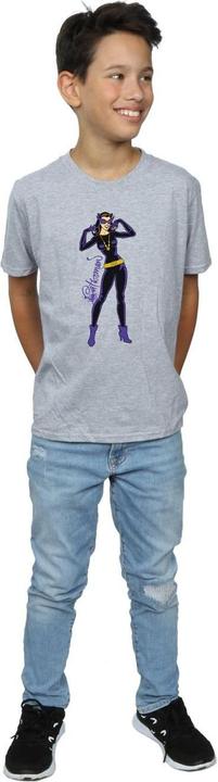 Produktbild Catwoman Happy Pose TShirt Jungen (140, 146)