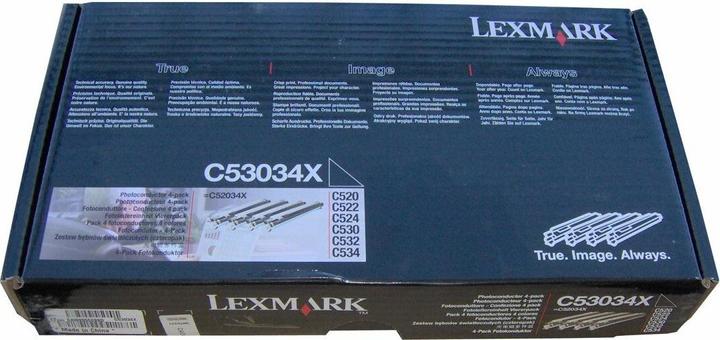 Actual product image Lexmark C53034X Photo conductor, C53x series, pack of 4