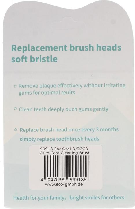 Immagine prodotto AccuCell Testina Gum Care per spazzolini elettrici Oral-B, 4 pezzi (4 x)