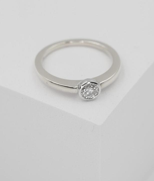 Actual product image Muau Ring frame setting (52, 950 Platinum)