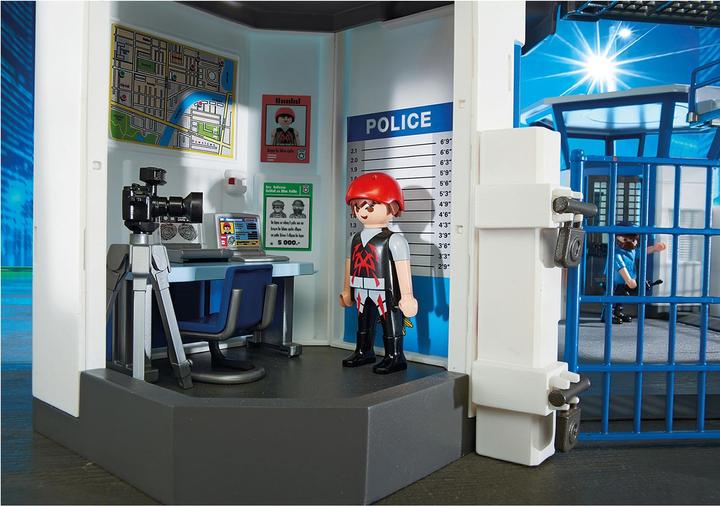 Immagine prodotto Playmobil Centro di comando della polizia internazionale con prigione (6919, Playmobil Città d'azione)