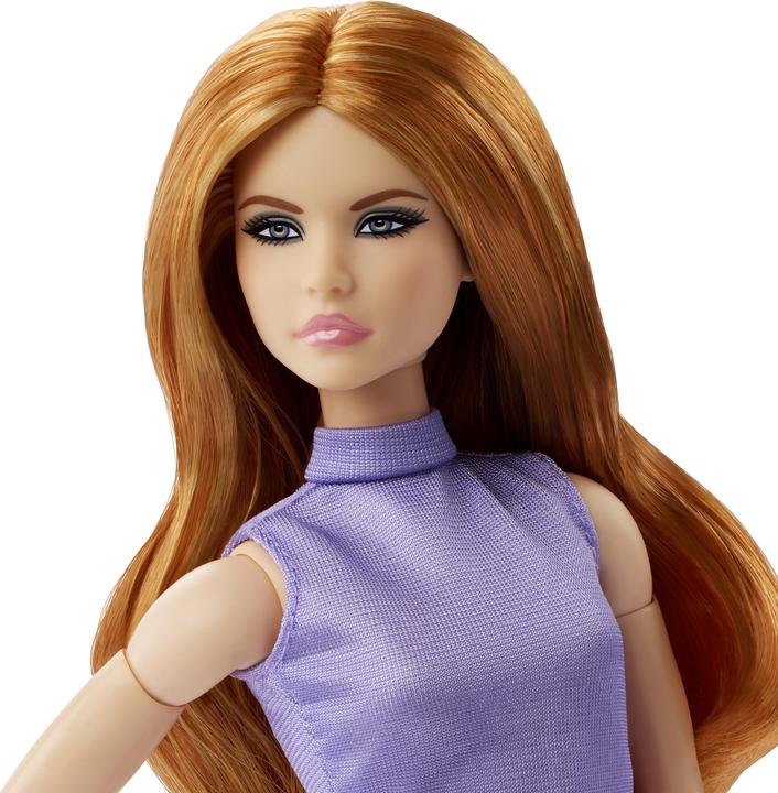 Actual product image Barbie Signature Looks - Lilac Dress Red Hair
