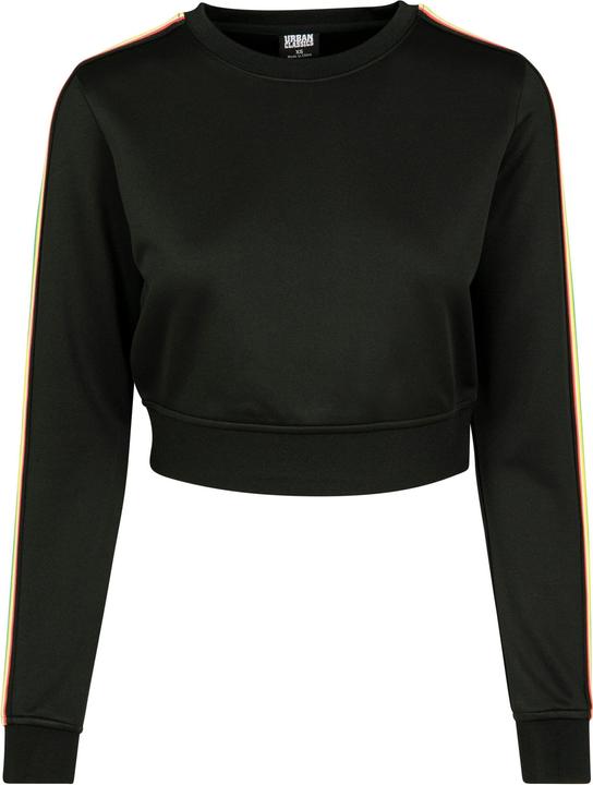 Actual product image Urban Classics Ladies Multicolor Taped Sleeve Crewneck (XXL)