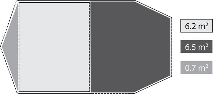 Actual product image Robens Paso Flex 5 (Dome tent, 8.70 kg, 5 persons)