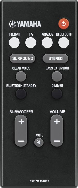 Actual product image Yamaha YAS-107 (120 W, 2.2 double bass)