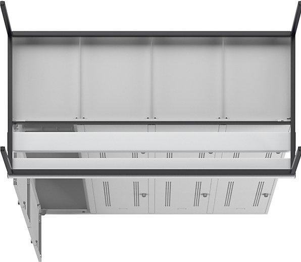 Actual product image Wolf Half height wardrobe with bench base (160 cm, 214 cm)