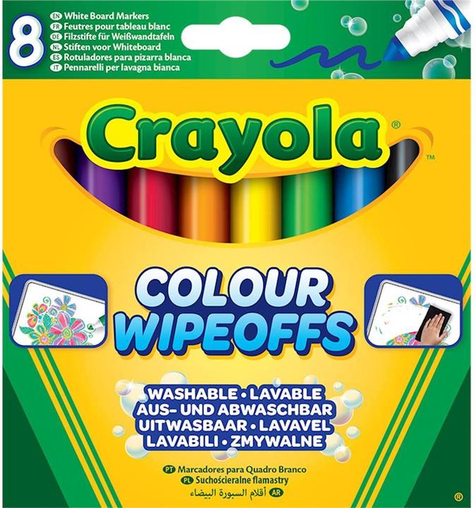 Actual product image Crayola Color WipeOff Whiteboard Marker (Multinational, 8 x)
