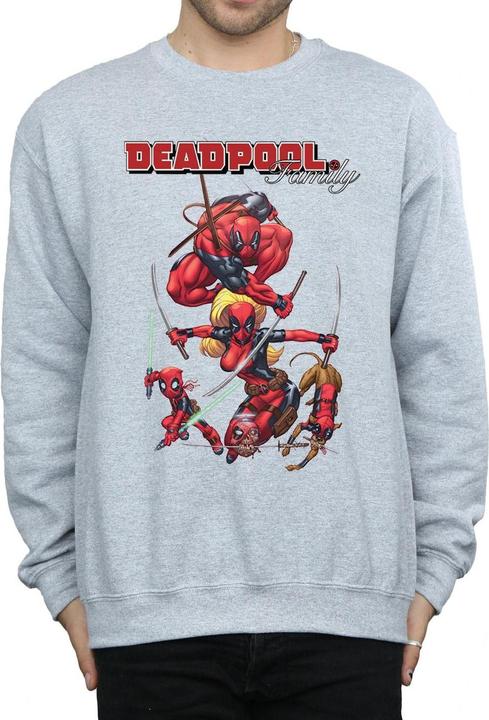 Actual product image Mens Deadpool Family Sweatshirt (S)