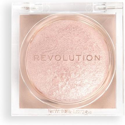 Makeup Revolution Beam Bright Highlighter All Over Face Glow Powder to Liquid Formula 5 Different Sh (Rose Lustre, Highlighter, 40 g)